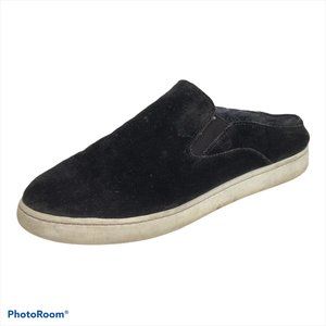 Vince Unisex Shearling Lined Suede Slip On